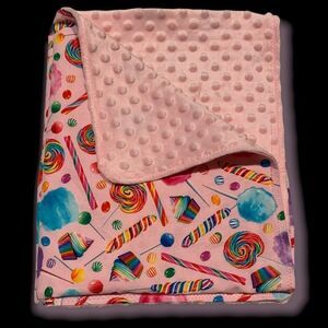 🍭🍬adorable Bright Handmade Baby blanket💝BRAND NEW